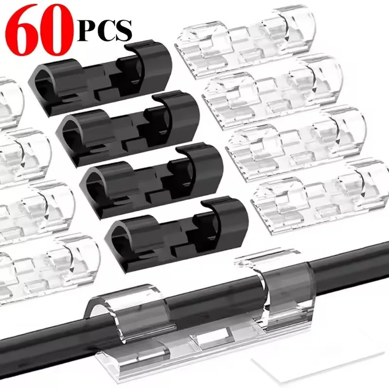 Cable Staple Clip - Organizador de cables, soporte para cables,