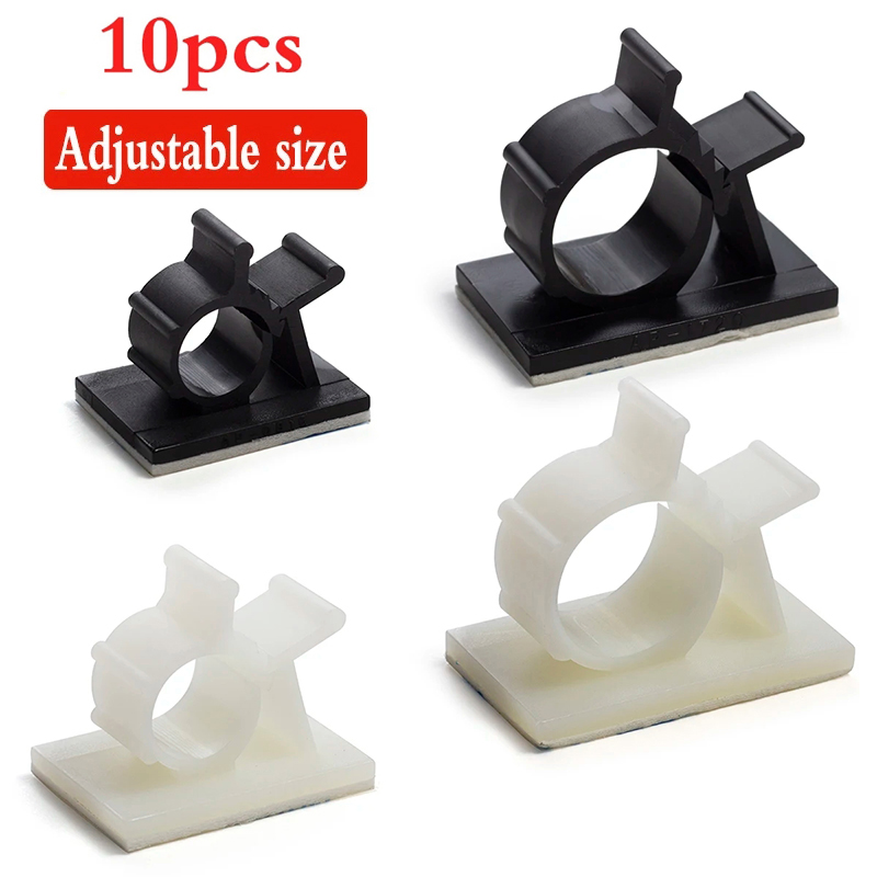 Cable Staple Clip - Organizador de cables ajustable, Clips de