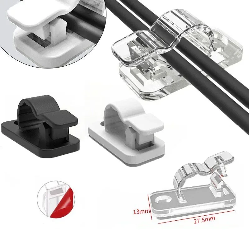Cable Staple Clip - Clips para cables autoadhesivos, gestión de