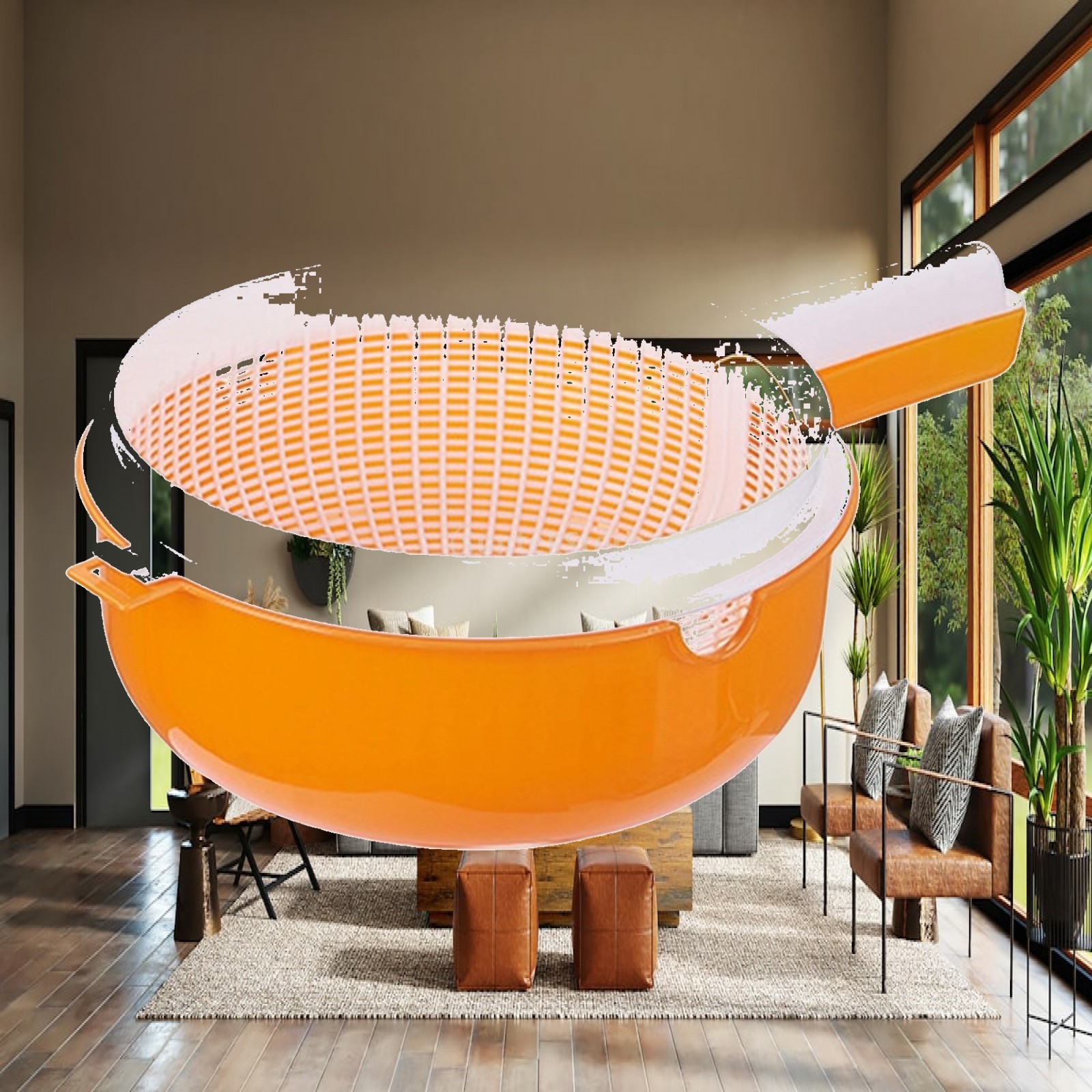 Sink Drain Strainer - Cesta de lavado práctica con colador,