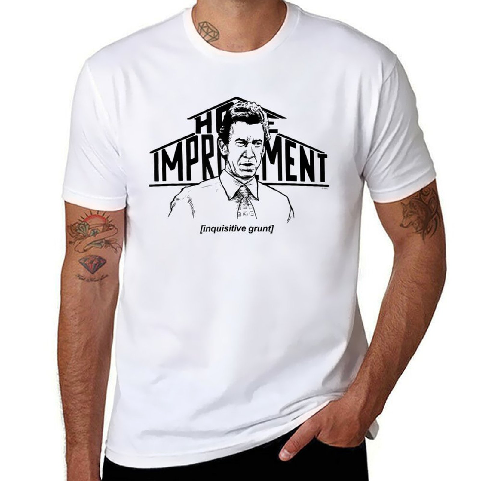Home Improvement Grunt - Camiseta Inquisitive Grunt para mejoras del