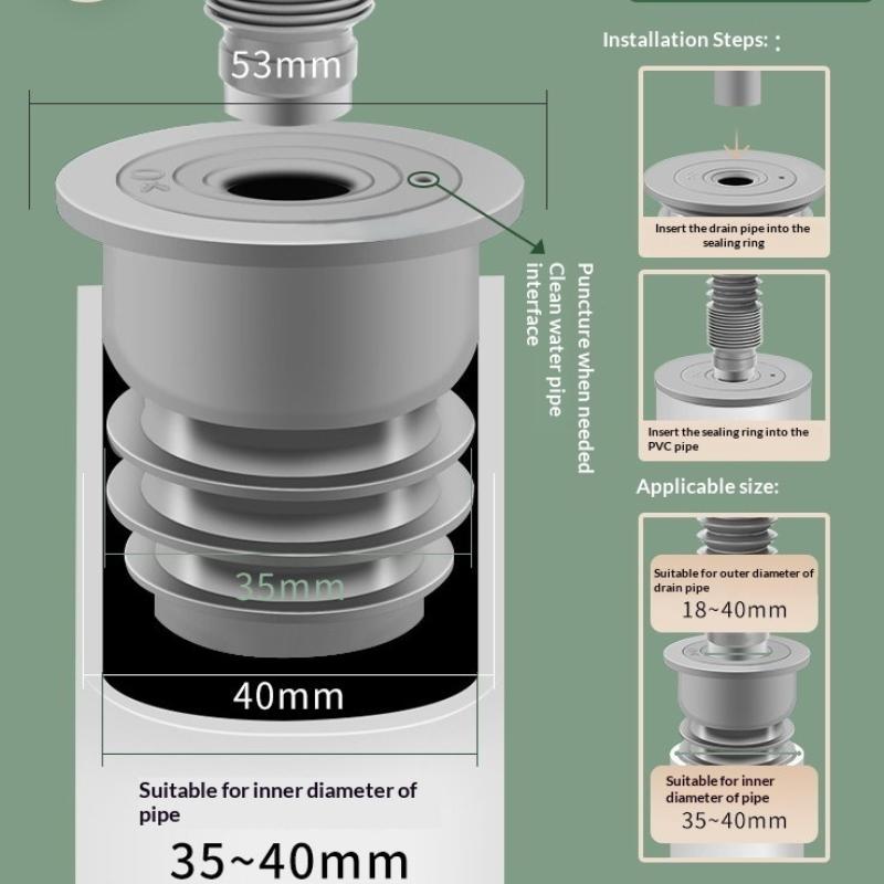 Sink Drain Strainer - Anillo de sellado de silicona para