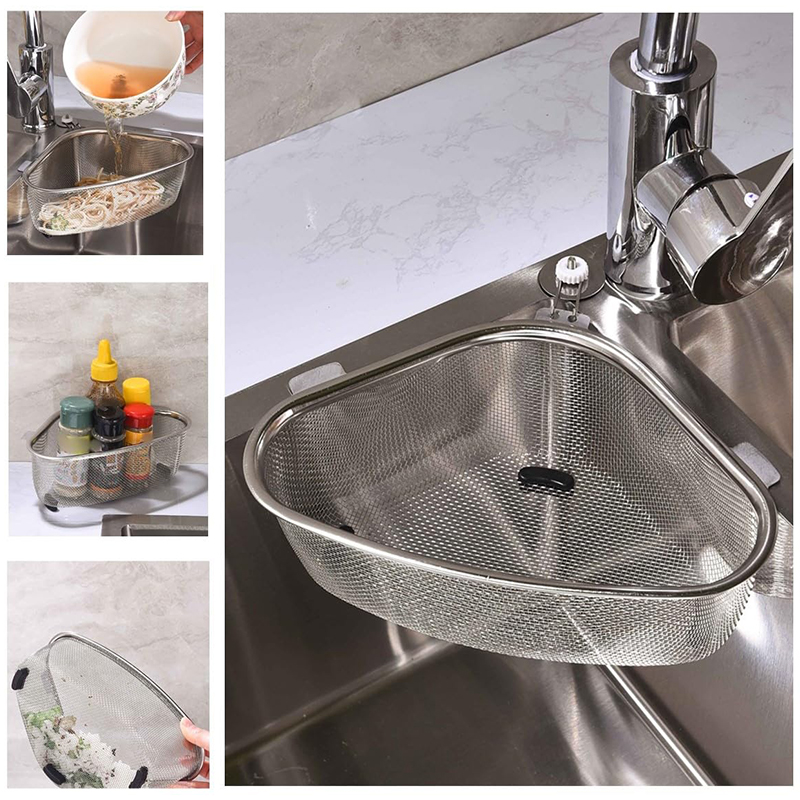 Cesta Triangular de Acero Inox - Sink Drain Strainer reseña y precio