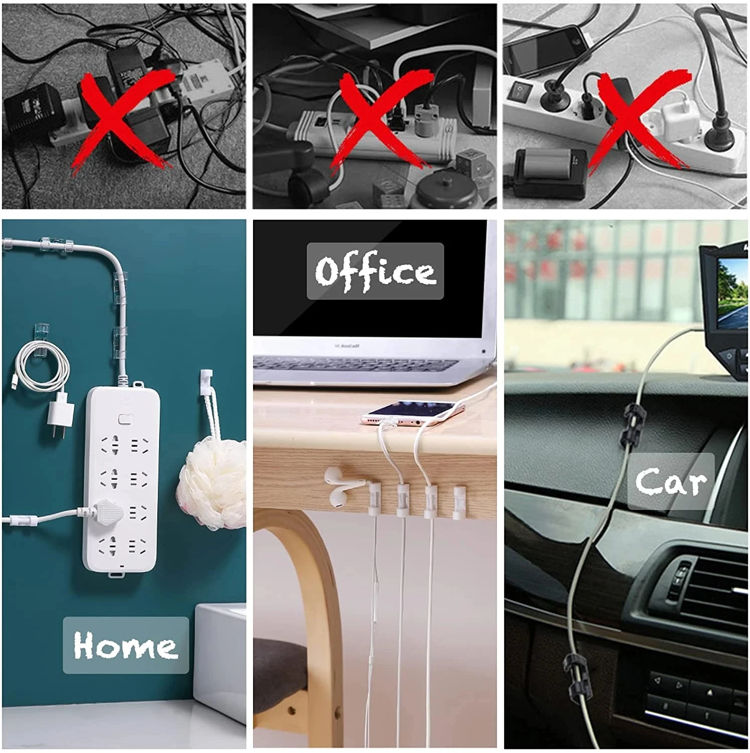Organizador de cables, soporte - Cable Staple Clip reseña y precio