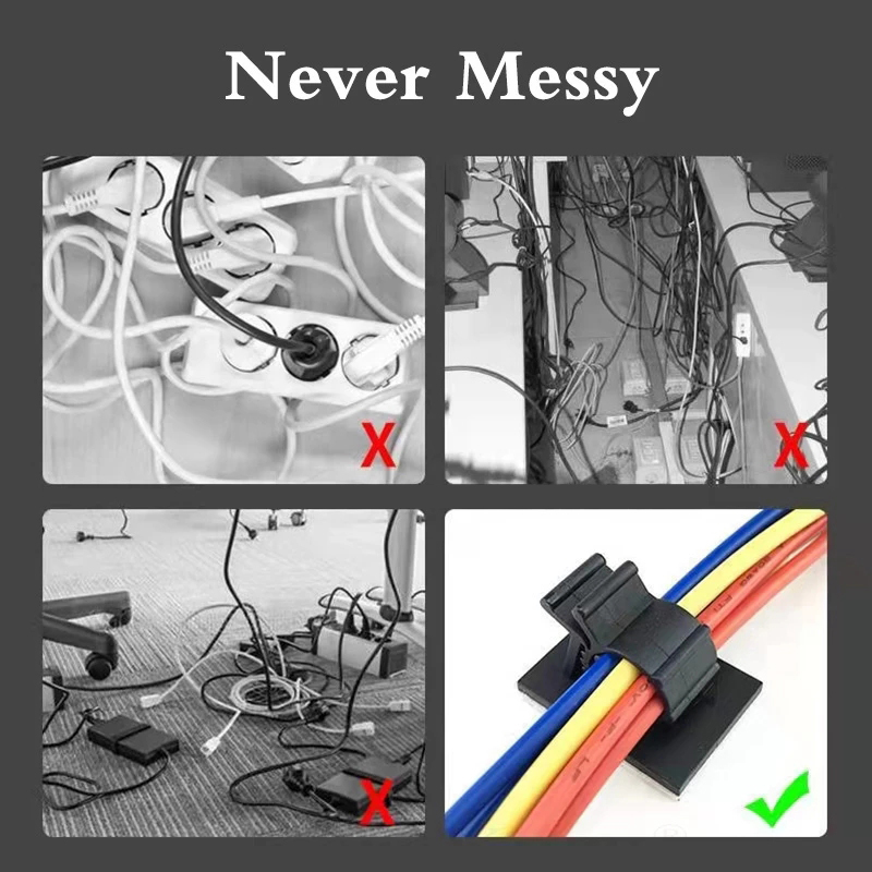 Organizador de cables ajustabl - Cable Staple Clip reseña y precio