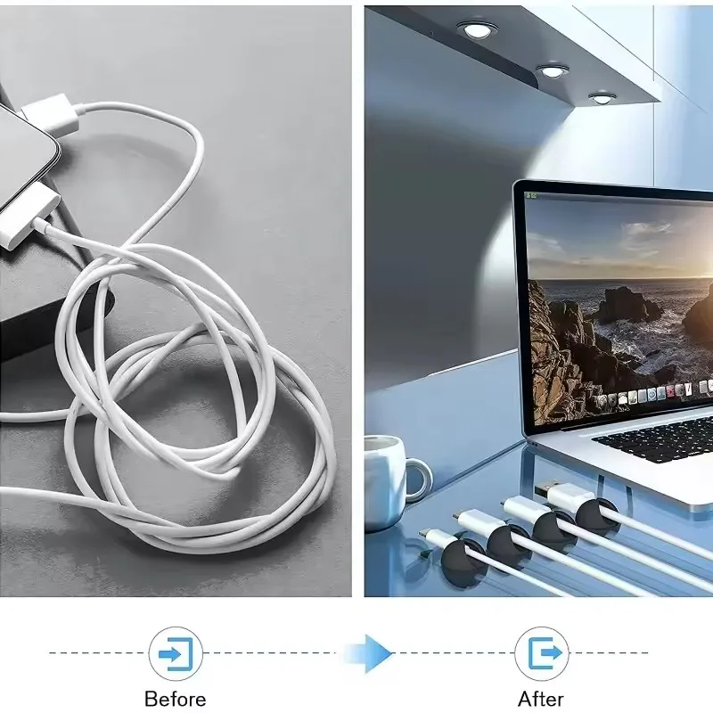 Organizador enrollador de Clip - Cable Staple Clip reseña y precio