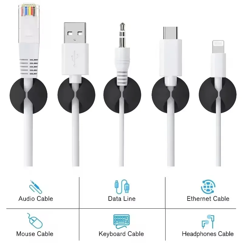 Organizador enrollador de Clip - Cable Staple Clip reseña y precio