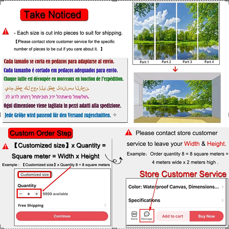 Mural de pared de paisaje de t - Home Improvement Background reseña y precio