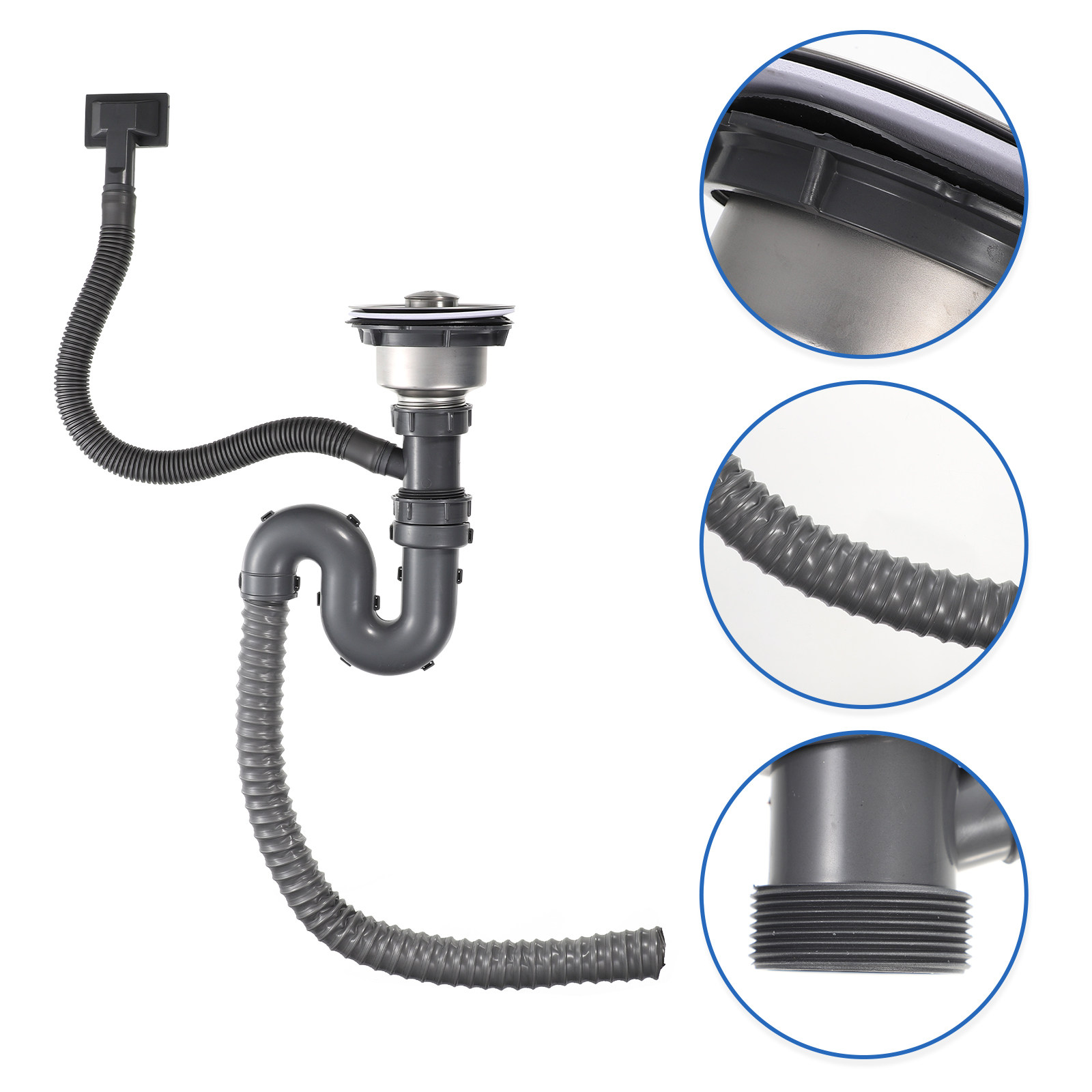 Tubo de Drenaje Extensible de  - Sink Drain Strainer reseña y precio