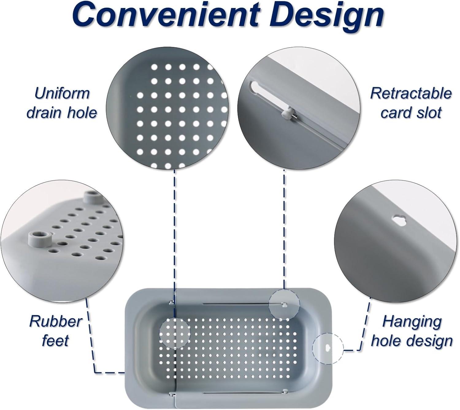 UFORU Cesta de drenaje plegabl - Sink Drain Strainer reseña y precio