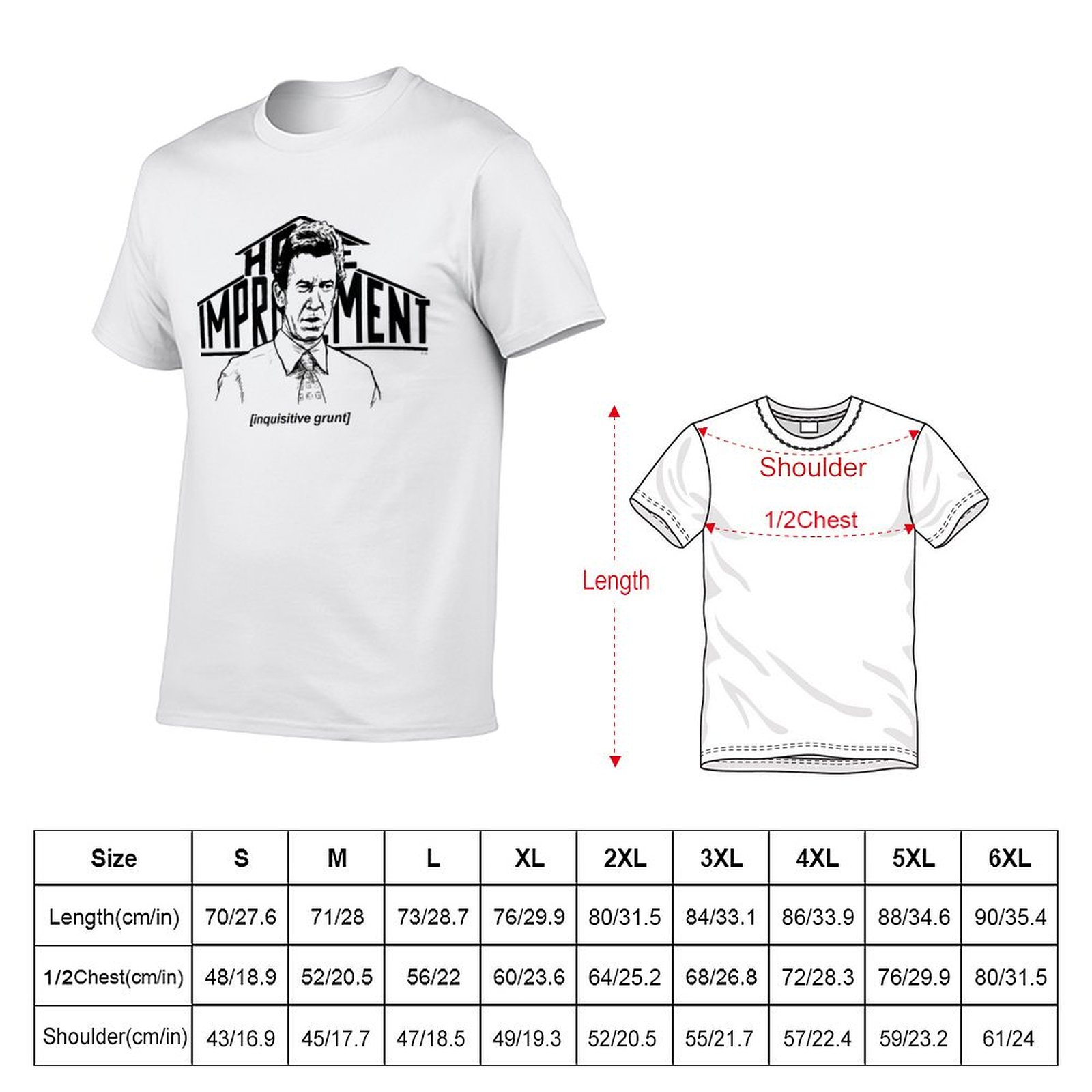 Camiseta Inquisitive Grunt par - Home Improvement Grunt reseña y precio
