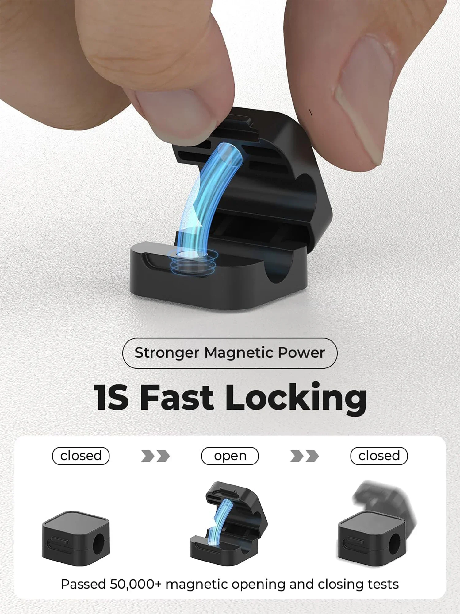 ​ Clips Magnéticos para Cables - Cable Staple Clip reseña y precio