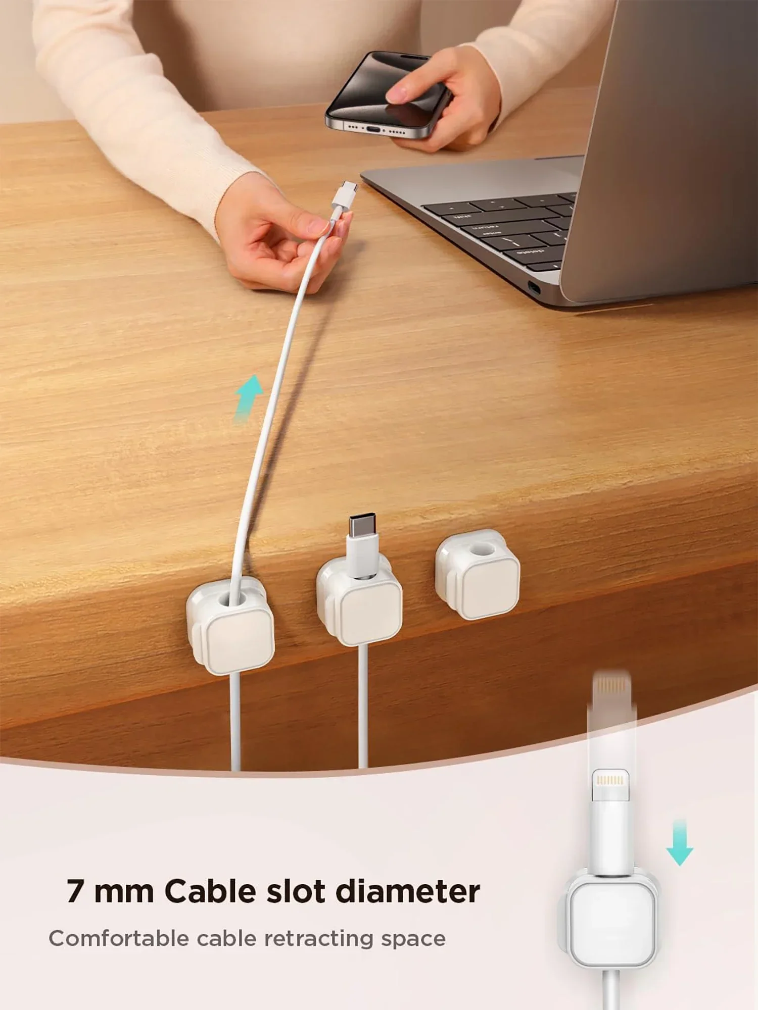 ​ Clips Magnéticos para Cables - Cable Staple Clip reseña y precio