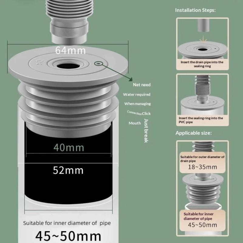 Anillo de sellado de silicona  - Sink Drain Strainer reseña y precio