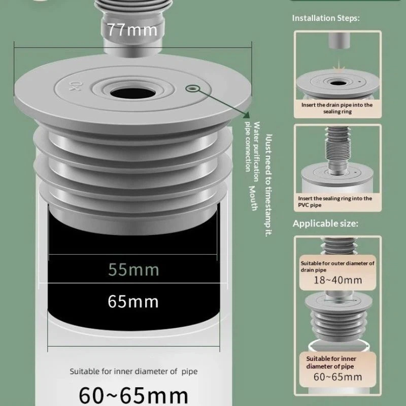 Anillo de sellado de silicona  - Sink Drain Strainer reseña y precio