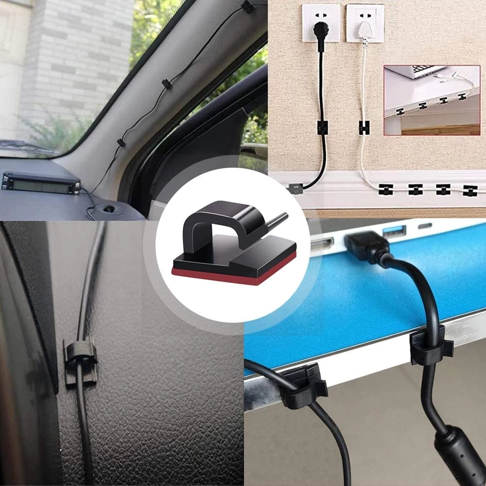 Clips organizadores de cables  - Cable Staple Clip reseña y precio
